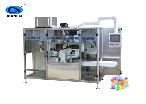 2800kg Kapasite PLC Kontrol Deterjan Pod Yapma Makinesi 500-1500 Pods/Min