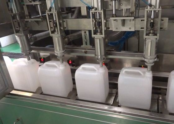 Gümüş Gri 260mm Yiyebilir Yağ Doldurma Makinesi 50L Su Şişesi Doldurma Makinesi